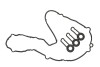 Комплект прокладок кришки Г/Ц BMW/MINI B37 \'\'15>> 449650