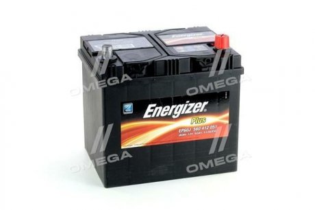 Акумулятор 60Ah-12v Plus (232х173х225), R,EN510 Азія Energizer 560 412 051