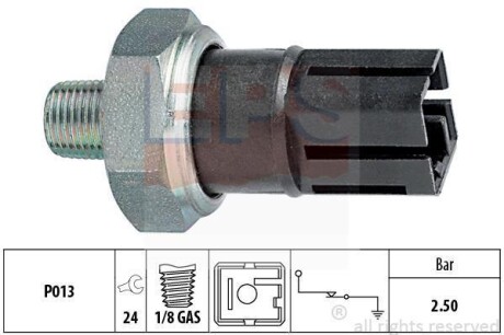 Фото 1 - nissan датчик давления масла patrol gr ii 3,0dti 00-, terrano ii 3,0di 02-. EPS 1.800.160 NISSAN Датчик давления масла Patrol GR II 3,0DTi 00-, Terrano II 3,0Di 02-. EPS 1.800.160 (фото 1)