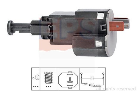 OPEL Выключатель стоп-сигнала 2-х конт. Astra G,Vectra B,Zafira EPS 1.810.155 (фото 1)