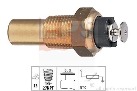 Датчик темп воды EPS 1.830.005 (фото 1)