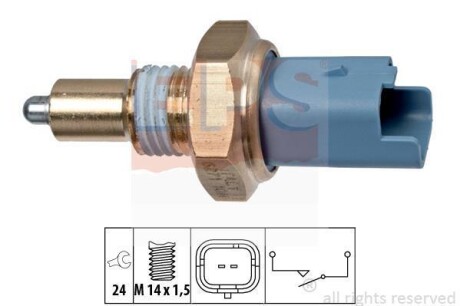 Датчик включения фонарей заднего хода 1.9DTI rn,2.5DCI rn Renault Kangoo 97-07,Logan 04-13,Master II EPS 1.860.271