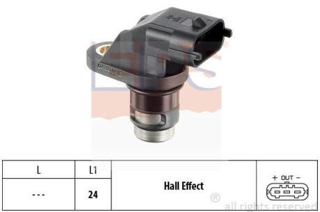 Фото 1 - датчик швидкості обертання вала EPS 1.953.438 Датчик швидкості обертання вала EPS 1.953.438 (фото 1)