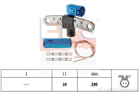Фото 1 - renault датчик коленвала с разъемом dacia logan,megane,kangoo,laguna,clio EPS 1.953.543K RENAULT Датчик коленвала с разъемом Dacia Logan,Megane,Kangoo,Laguna,Clio EPS 1.953.543K (фото 1)