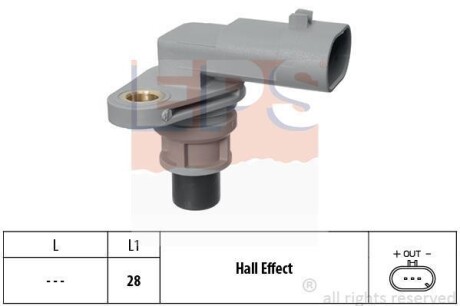 Датчик положения р.вала COMBO 1.6CDTI 12- EPS 1.953.626