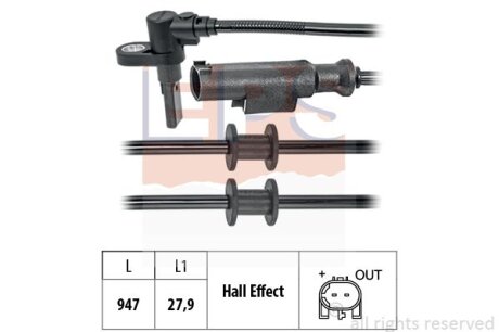 Датчик ABS DB Sprinter 06- EPS 1.960.203 (фото 1)
