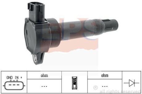 DB Катушка зажигания SMART Fortwo 1,0 07- EPS 1.970.503