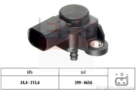 DB Датчик давления и температуры W204/211/212,ML W164,W221/222,Sprinter,Vito 06- EPS 1.993.165