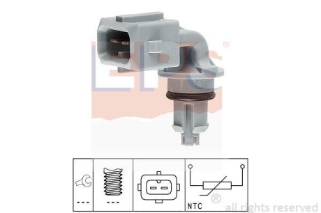 CITROEN Датчик температуры Jumpy 2,0 -06,Fiat Scudo, Ulysse,Renault Kangoo,Nissan Kubistar. EPS 1.994.005 (фото 1)