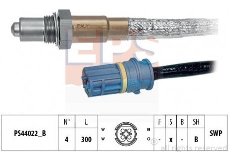 Фото 1 - db лямбда-зонд smart city-coupe 0.6/0.7 01- EPS 1.998.383 DB Лямбда-зонд SMART CITY-COUPE 0.6/0.7 01- EPS 1.998.383 (фото 1)