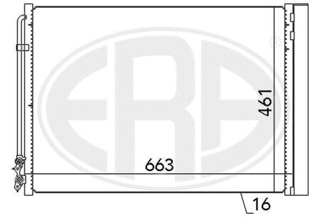 Радiатор ERA 667079