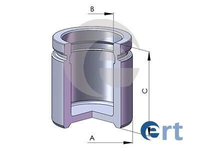 Поршень, корпус скоби гальма D02559 ERT 150279C