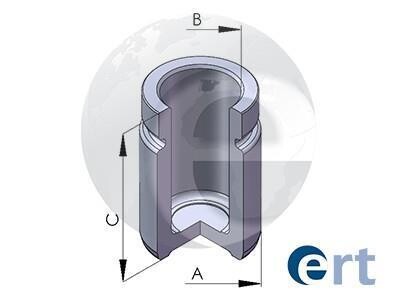 Поршень, корпус скоби гальма D02566 ERT 150286C