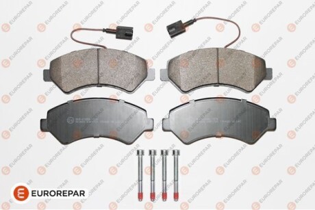 Передние тормозные колодки CITROEN JUMPER FIAT DUCATO PEUGEOT BOXER 2.0D-3.0D 04.06- EUROREPAR 1675989780 (фото 1)