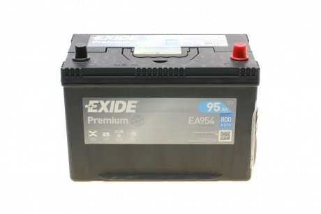 Акумулятор 95Ah-12v PREMIUM (302х171х222), R, EN800 Азія EXIDE EA954