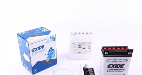 Аккумулятор кислотный 5Ah 65A EXIDE EB5L-B (фото 1)