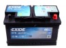 Аккумулятор   80Ah-12v Exide EFB (315х175х190),R,EN720 EL800