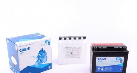 Акумулятор EXIDE ET12B-BS (фото 1)