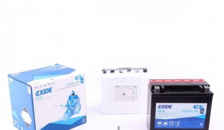 Аккумулятор сухозаряженный AGM 18Ah 270A EXIDE ETX20HL-BS