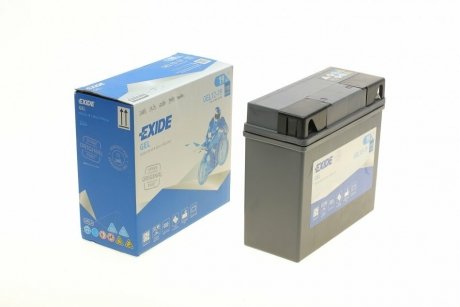 Аккумулятор гелевый залитый и заряженный 19Ah 170A EXIDE GEL12-19 (фото 1)