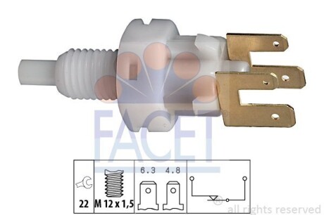 Датчик стоп-сигнала Opel Omega b 2.0 (94-00) FACET 7.1083