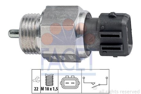 Датчик заднего хода Caddy/Golf III -04/Polo -01 FACET 7.6126