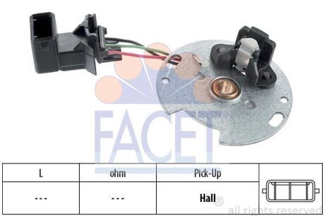 Датчик положення колінчатого валу Seat Cordoba 1.6 (99-02) FACET 8.4982
