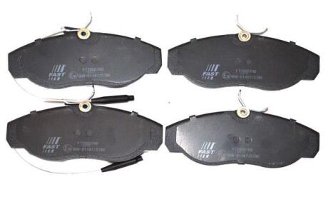 Колодки гальмівні передні дискові CITROEN JUMPER 02-06, CITROEN JUMPER 94-02, PEUGEOT BOXER 94-02 FAST FT29007HD (фото 1)