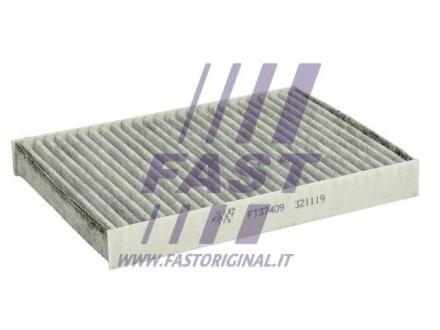 Фільтр салону вугільний прямий Fiat Doblo 00-09, Grande Punto 05- FAST FT37409