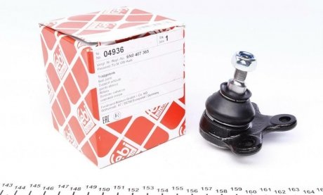 Опора кульова SEAT AROSA, VW LUPO, POLO 94-05 перед. міст зліва (FEBI) FEBI BILSTEIN 04936