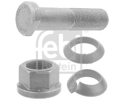 Шпилька колесная с кольцами и гайкой крепления колеса FEBI BILSTEIN 06278 (фото 1)