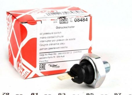 Датчик тиску масла VW Golf / VW Passat / Seat Ibiza FEBI BILSTEIN 08484