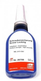 Фиксатор резьбы FEBI синий средней фиксации (50г) FEBI BILSTEIN 26708