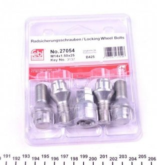 Комплект колісних болтів FEBI BILSTEIN 27054