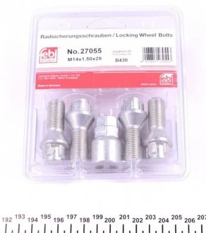 Комплект колісних болтів FEBI BILSTEIN 27055