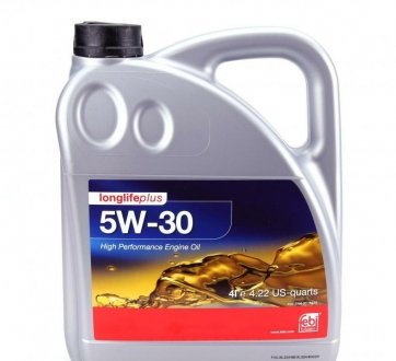 Масло моторн. FEBI 5W-30 longlife plus (Каністра 4л) FEBI BILSTEIN 32946