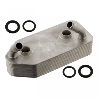 Фото 1 - febi vw оливний радіатор audi a3, golf iv, polo, skoda octavia i FEBI BILSTEIN 33837 FEBI VW Оливний радіатор Audi A3, Golf IV, Polo, Skoda Octavia I FEBI BILSTEIN 33837 (фото 1)