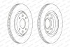 Диск тормозной FERODO DDF1140C (фото 2)