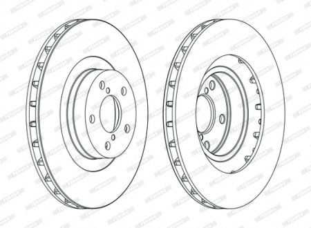 Тормозной диск FERODO DDF1175C (фото 1)