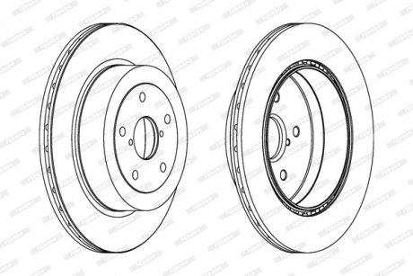 Тормозной диск FERODO DDF175