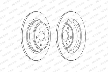 Диск гальмівний FERODO DDF2338C