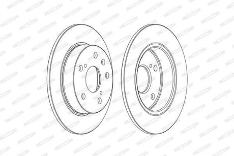 Диск гальмівний FERODO DDF2493C