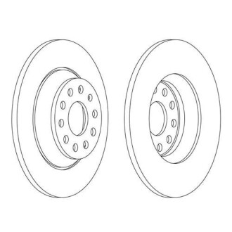 Гальмівний диск FERODO DDF2506C