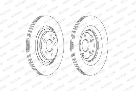 Диск гальмівний FERODO DDF2546C