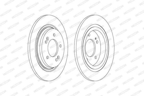 Диск гальмівний FERODO DDF2604C