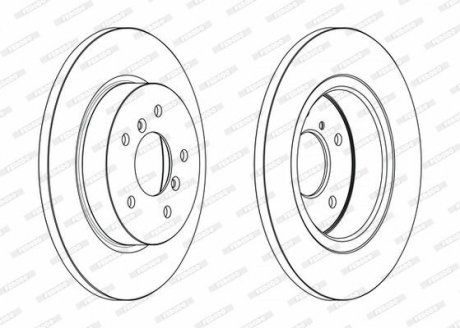 Диск гальмівний FERODO DDF2683C