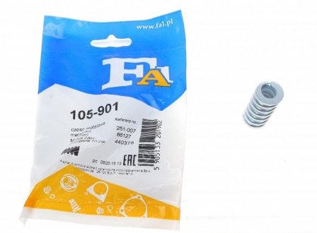 Пружина трубы Fischer Automotive One (FA1) 105-901 (фото 1)