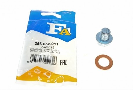 Пробка поддона масляного M14x1.5 L=14 (Fischer) Fischer Automotive One (FA1) 256.852.011