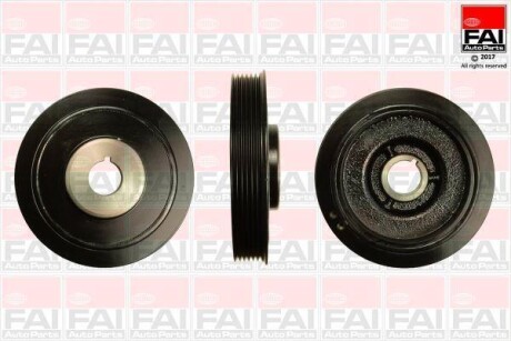 FAI FIAT Шкив коленчатого вала Scudo 99-,Citroen Berlingo,C5/8,Jumpy,Peugeot 206/807,Expert Fischer Automotive One (FA1) FVD1007