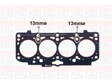 VW Прокладка ГБЦ 1,9TDI/1,9SDI VWAUDISEATSKODA 1K Fischer Automotive One (FA1) HG1011 (фото 1)